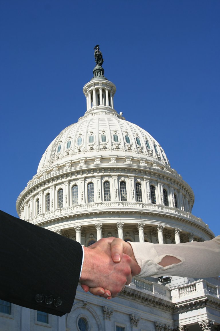 Handshake With Us Capitol Building Kramer, Elkins & Watt, LLC