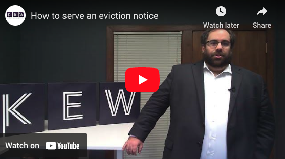 Still image of video about how to serve an eviction notice